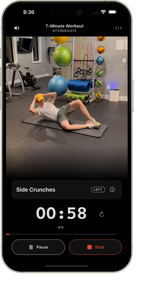 OnCore workout player